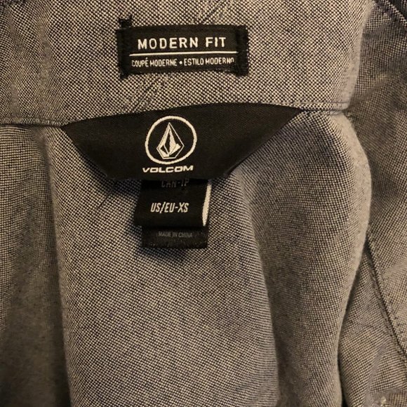 Volcome Oxford Stretch Long Sleeve Shirt - Picture 3 of 4